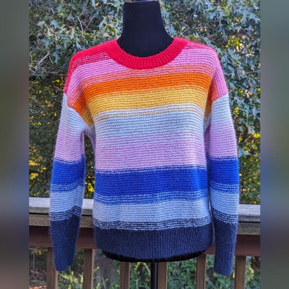 Rainbow or multicolor sweater